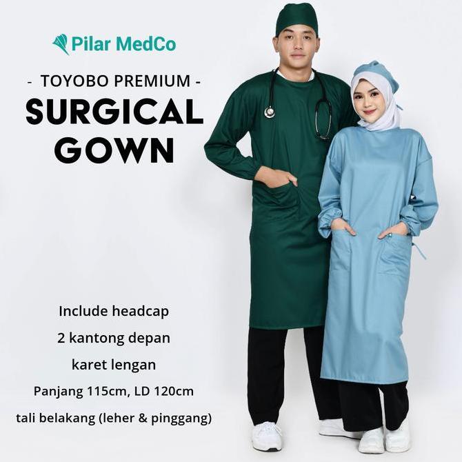 Surgical Gown TOYOBO - Gown Medis | Gown APD | APD Medis | APD Gown | Baju APD Medis | Goun Medis | 