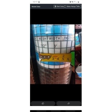 Kawat Ram 1/2 Ijo / Kawat Loket 1Cm