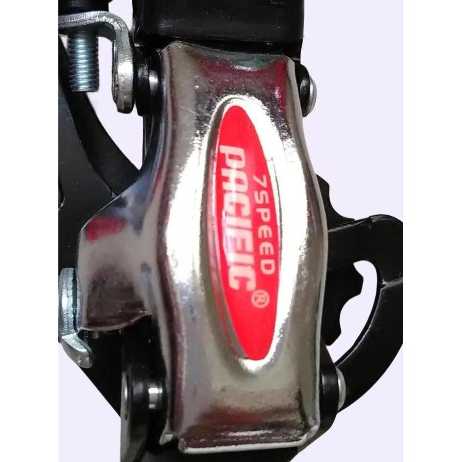 RD UNIVERSAL PACIFIC CHROME UNTUK SEPEDA MTB LIPAT 6-7 SPEED