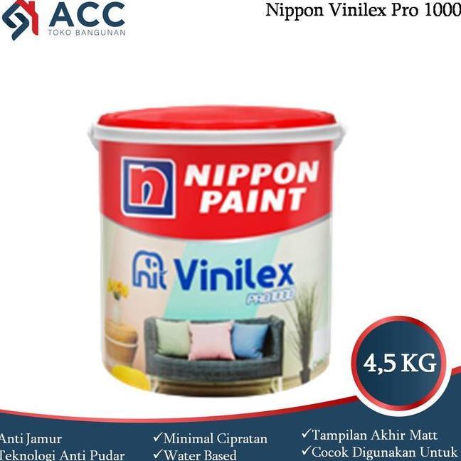 Cat Tembok Vinilex Pro 1 Warna Putih 5 Kg