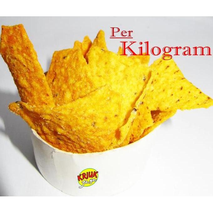 KERIPIK JAGUNG TORTILA BBQ ( KILOAN / CURAH ) BS