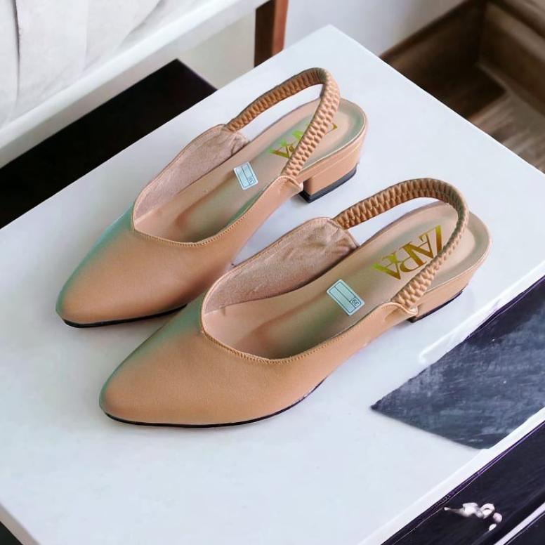 Grade Ori Sandal Selop Wanita Hak 3Cm Sandal Wanita Terbaru Kekinian