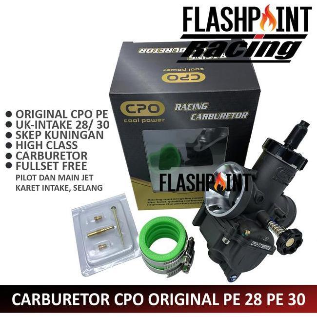 Bisa Cod Paket Karburator Cpo Pe Blaviper Nitrous 24 26 28 30 Mj Pj Karbu Keihin Scoopy Bit Beat Rev