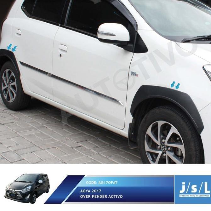 Over Fender Mobil Toyota New Agya Ayla 2017 Fender Over Hitam