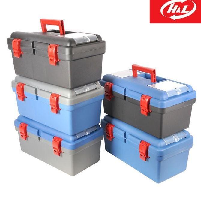 BEBAS ONGKIR - HL Tool Box BESAR 18 inch toolbox kotak perkakas tempat penyimpanan kenmaster tool bo