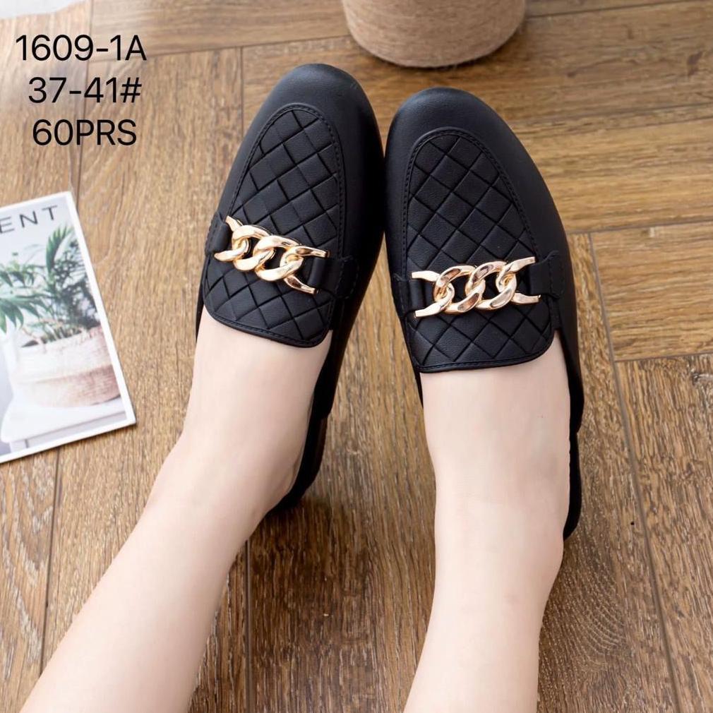 Gratong Sandal Wanita Terbaru 2022/Sepatu Sendal Selop Jelly Balance 1609-1/Slip Onteplek Karet