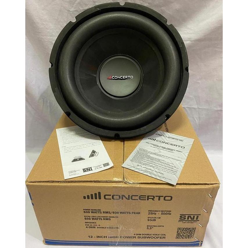 Subwoofer Mobil 12Inch Concerto Doublecoil