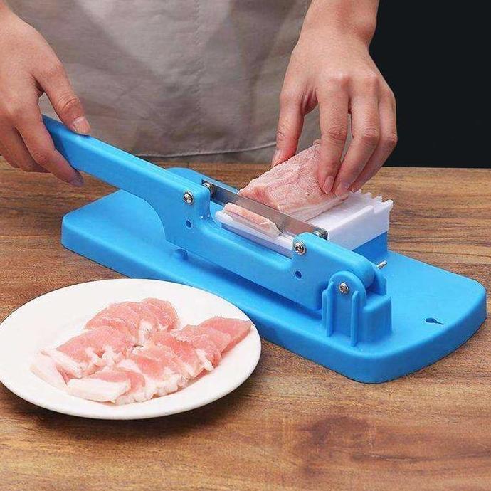 TERLARIS MEAT SLICER ALAT PISAU PEMOTONG PENGIRIS DAGING BEKU FROZEN FOOD BAWANG MERAH KERIPIK SINGK
