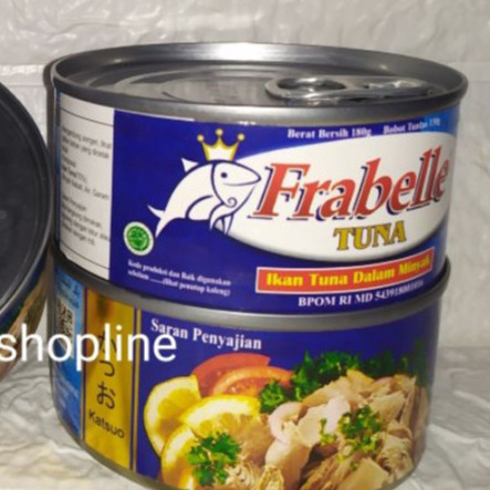 Tuna Frabelle / ikan tuna dalam minyak / chunk in oil / siap saji