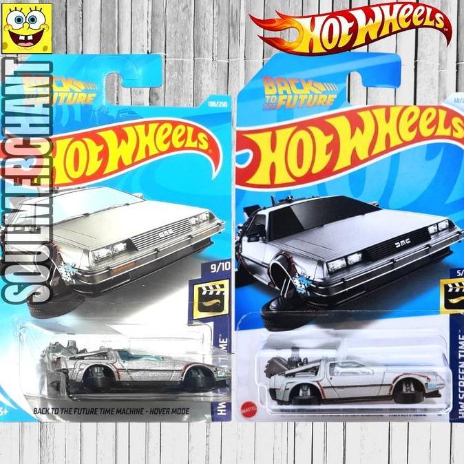 BARU HOTWHEELS BACK TO THE FUTURE - TIME MACHINE HOVER MODE 2014