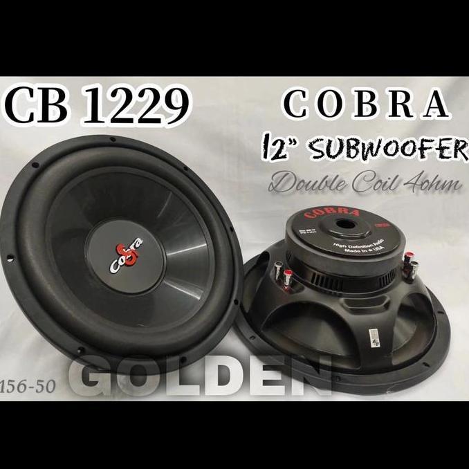 Subwoofer Cobra Cb 1229 Original 12 Inch Double Coil