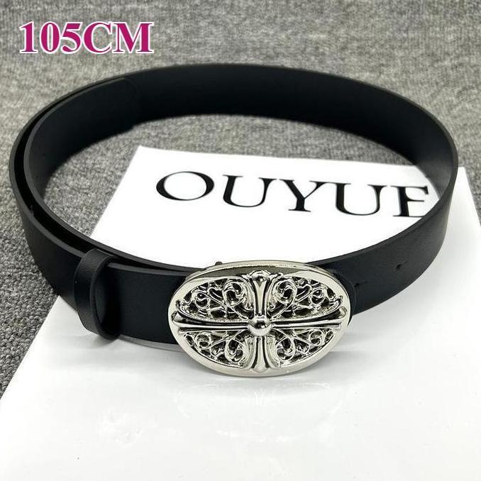 Promo Punk Y2K Simple Untuk Jeans Dress Ikat Pinggang Wanita Pria Fashion Kulit Pu Gesper Silang Ori