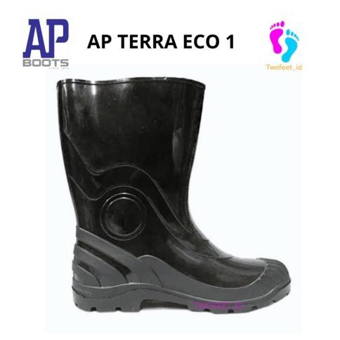 Termurah Sepatu Ap Boot Terra Eco 1 Black - Sepatu Boots Hitam Pendek Terra Hitam - Sepatu Boots Kar