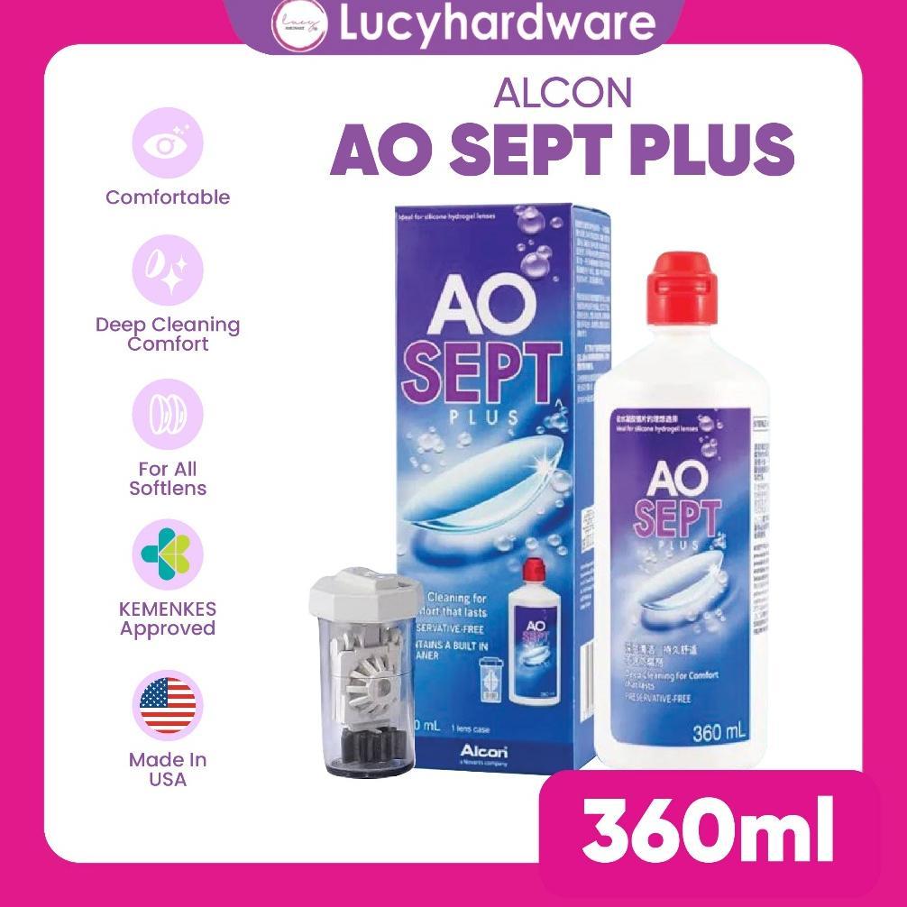 Air Softlens AOSEPT Plus 360ml Tanpa Pengawet terlaris