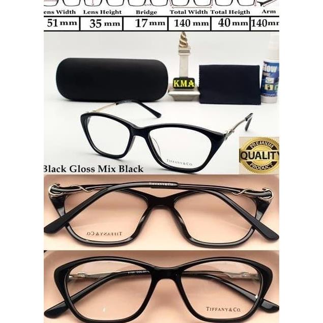 kacamata minus TIFFANY & Co frame kacamata cat eye minus premium 1