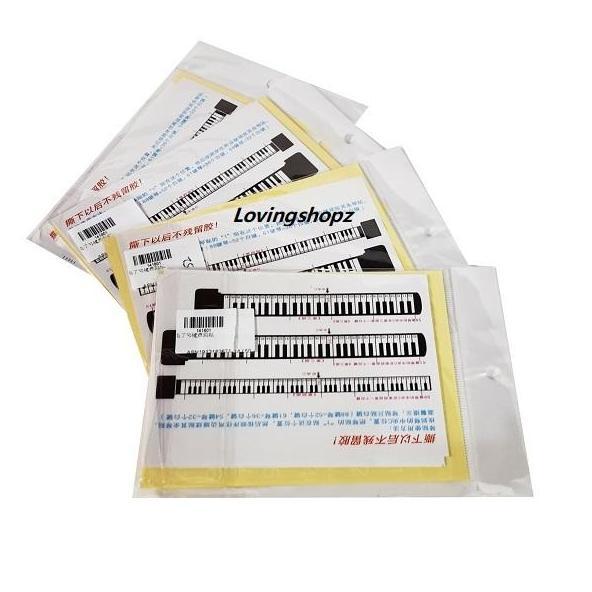 Sticker Piano Keyboard untuk 54 tuts, 61 tuts, 88 tuts