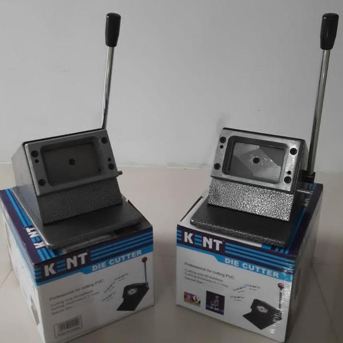 Mesin Plong Pemotong Pembolong Punch Id Card Name Card Pvc Die Cutter