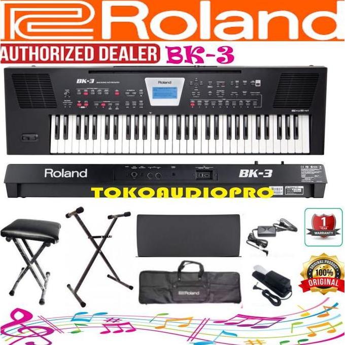Roland BK3 BK-3 BK 3 Backing Keyboard Paket