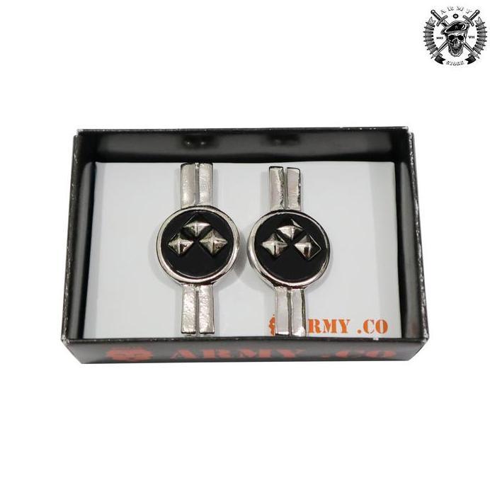 Pin Pangkat PNS Polri Golongan 2C kancing Kupu-Kupu