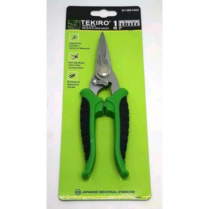 Tekiro gunting seng / gunting plat / gunting serbaguna 7" / gunting tekiro