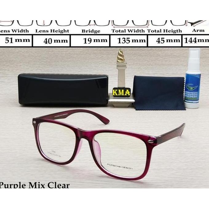 New  frame Kacamata Minus Porsche Design Kacamata porsche design Vintage