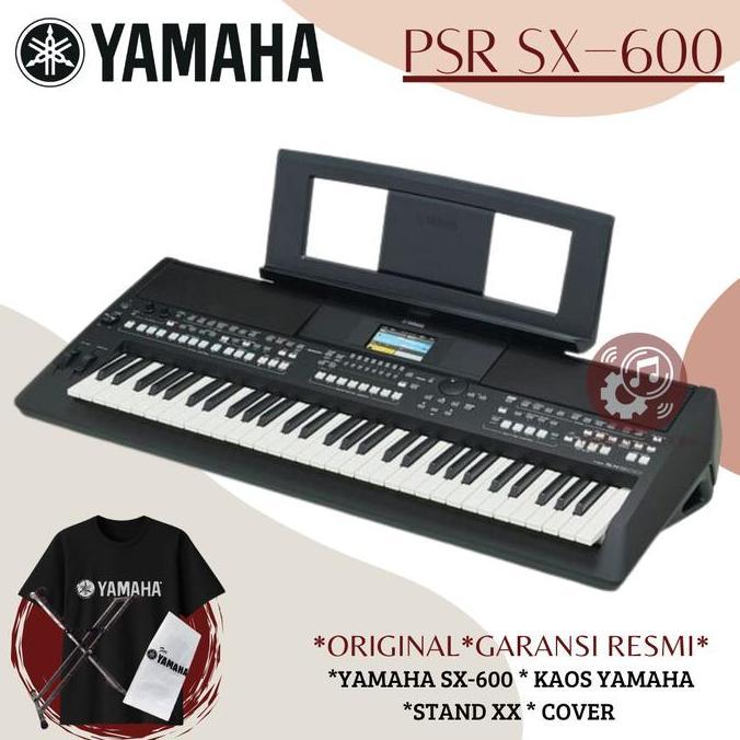 Ready  Yamaha PSR-SX600 61-Key Arranger Keyboard Original Garansi PSR SX-600