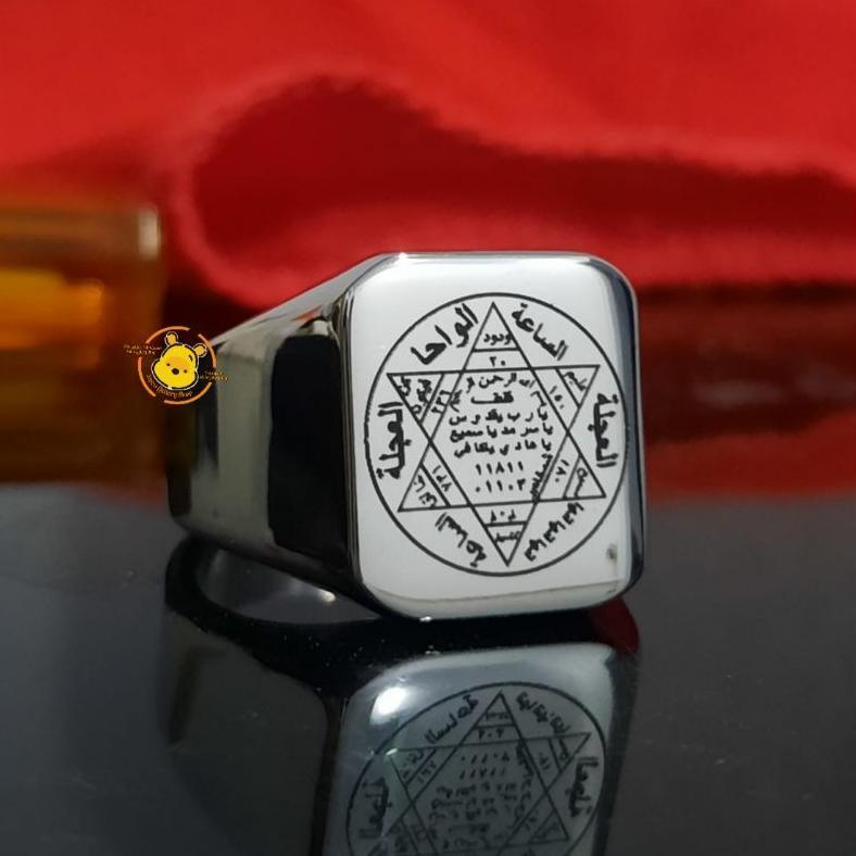 NEW Cincin Custom Solomon The Seal of Solomon / Cincin Sulaiman [terbaik][terlaris]