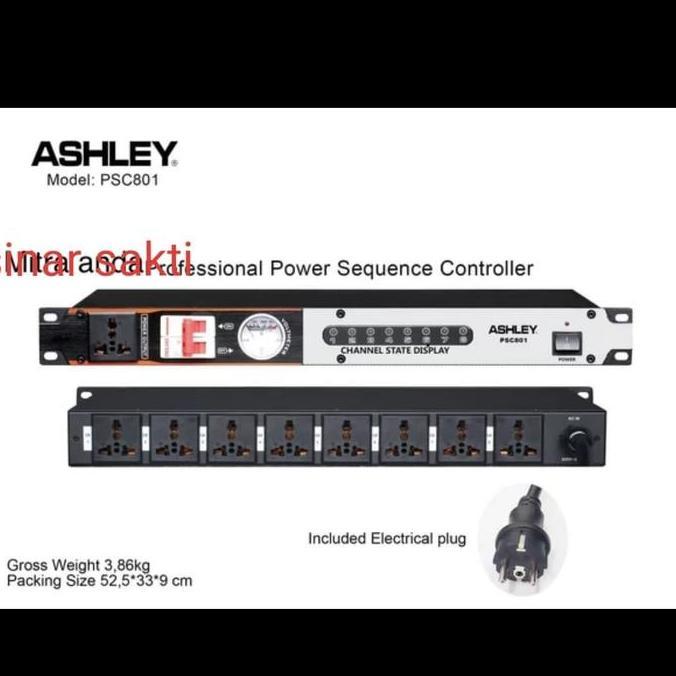 Ready  POWER SEQUENCE CONTROLLER ASHLEY PSC-801 ( ORIGINAL )