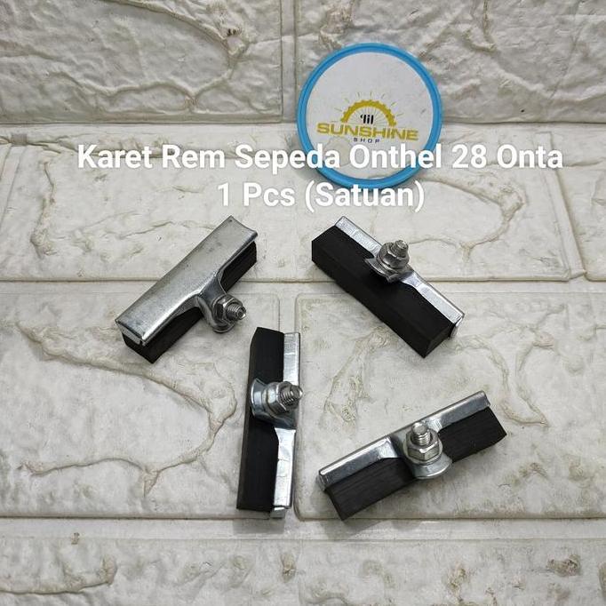 Karet Kampas Rem Brake Shoe Sepeda Onthel 28 Ontel Onta Jadul Vintage