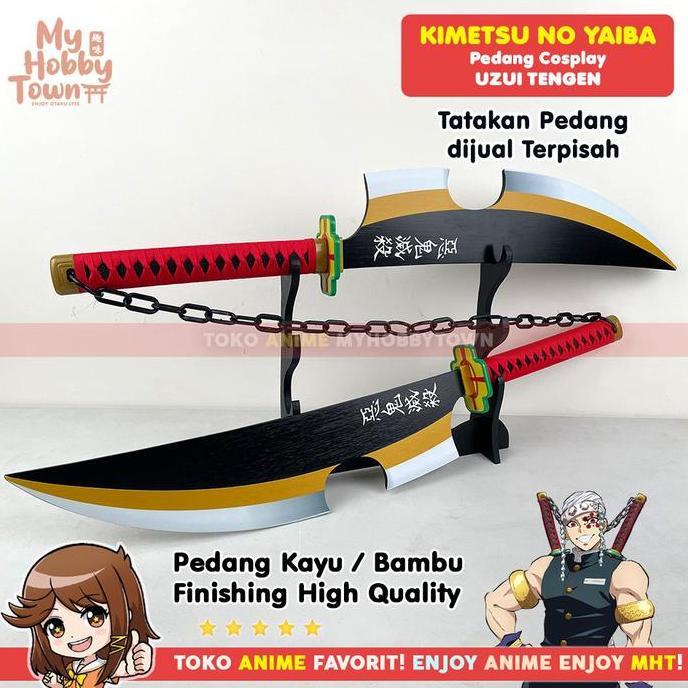 Replika Pedang Bambu Demon Slayer Kimetsu no Yaiba Uzui Tengen