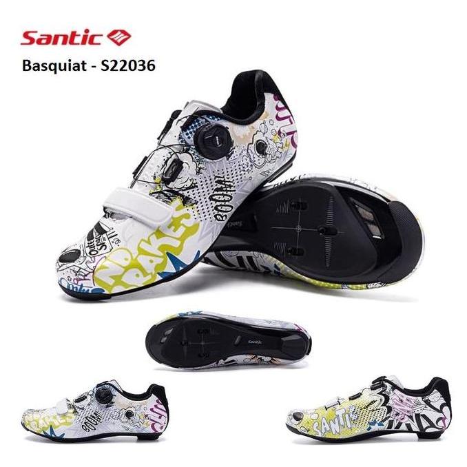 Sepatu Sepeda Cleat Santic BASQUIAT S22036 Sepatu Roadbike ORIGINAL