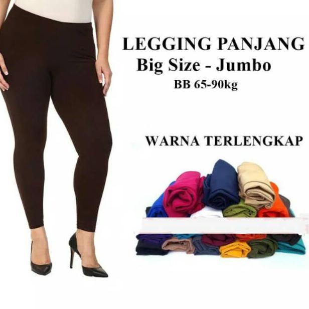 terlaris legging wanita jumbo tebal premium celana legging jumbo tebal import celana legging wanita 