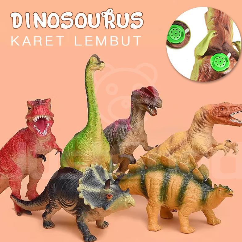 HOT DINOSAURUS KARET /  BESAR MAINAN DINOSAURUS KARET LUNAK YANG AMAN UNTUK VOKAL DINOSAURUS /DINOSA