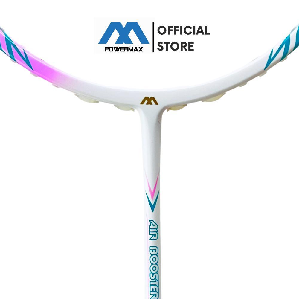 Promo Terbaru Powermax Raket Badminton Air Booster 100 Ringan 7U 30 Lbs Frame Bulutangkis Wanita Ful