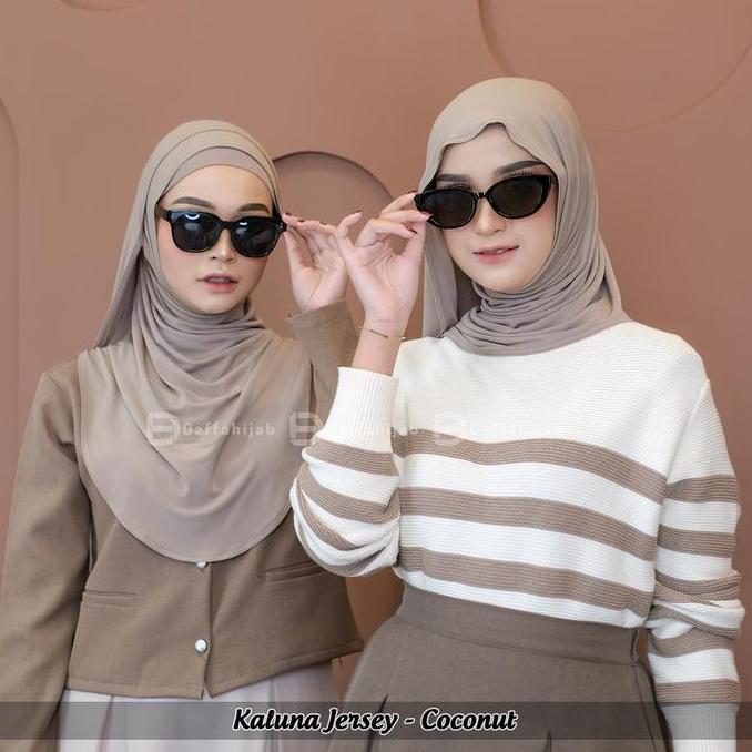 Pashmina instan kaluna jersey - katun bamboo by daffahijab