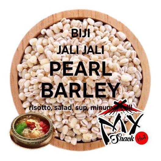 PEARL BARLEY 1KG ORGANIC BIJI JALI JALI KUPAS HANJELI JELAI TALBINAH HULLED SUP SALAD ES CAMPUR