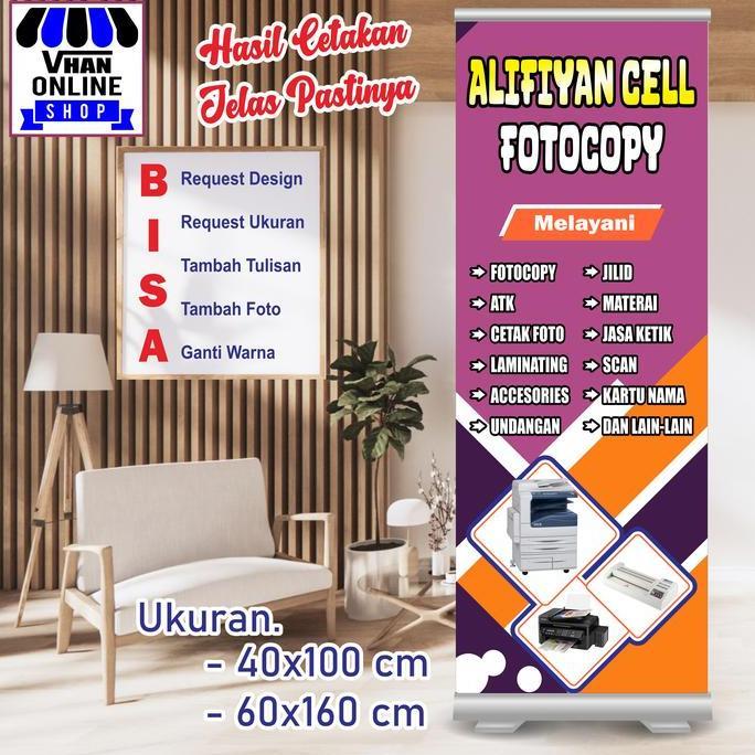 Ready  Custom Banner MMT Spanduk Fotocopy dan Toko Aksesoris Bagus Murah