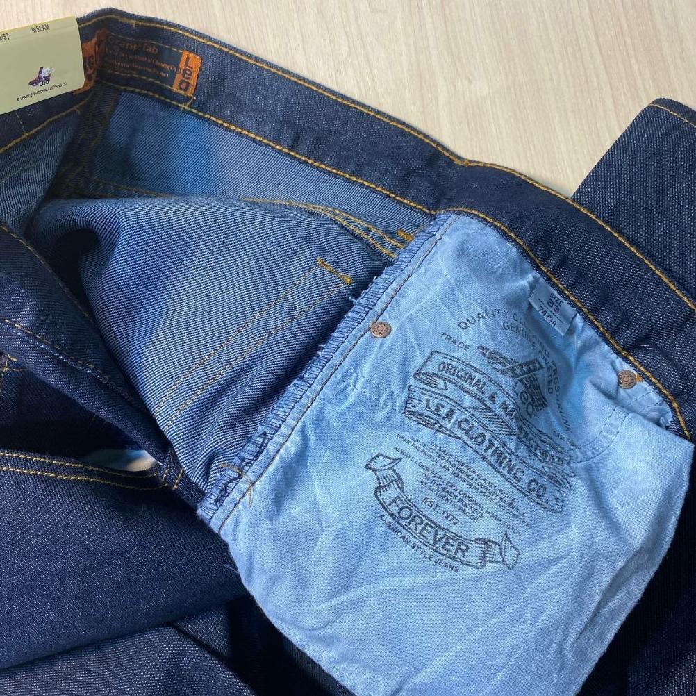 TERLARIS Celana Jeans Panjang Pria LEA 606 Standar Reguler Basic Original Hight Quality Size 28 - 44