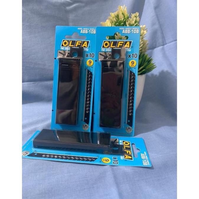 New OLFA ABB-10B Refill Cutter 9mm  (10 Pcs/Pack) Spare Blade  9mm