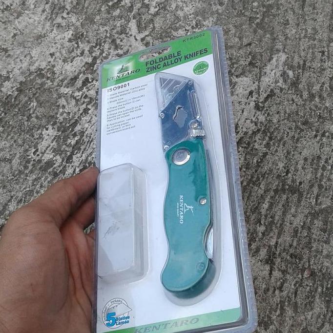 New pisau Cutter lipat Kentaro 6 inch piso kater besar lipat Kentaro
