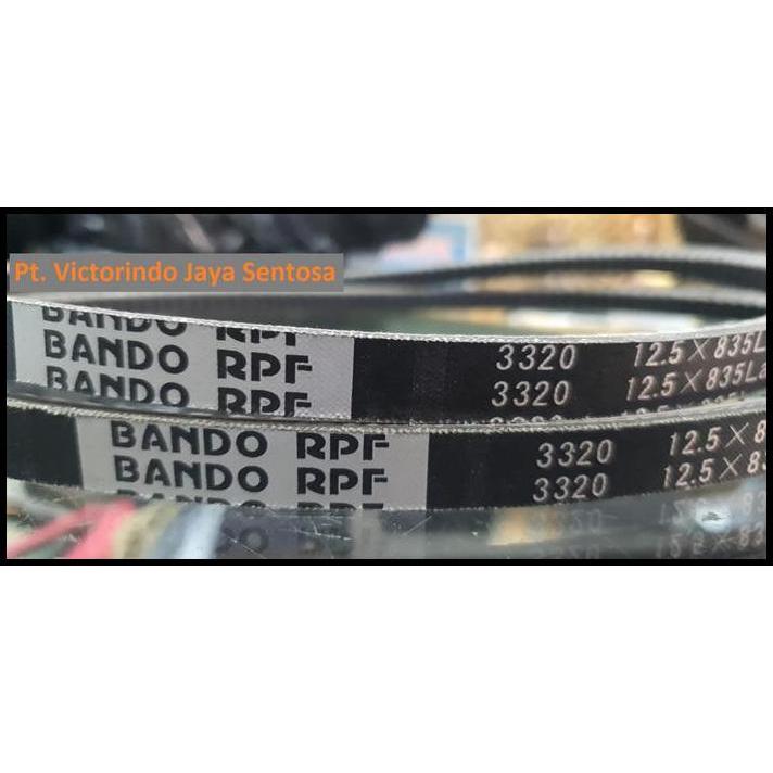 GRATIS ONGKIR VANBELT BANDO RPF 3320 UK 12.5 X 835 MM LA