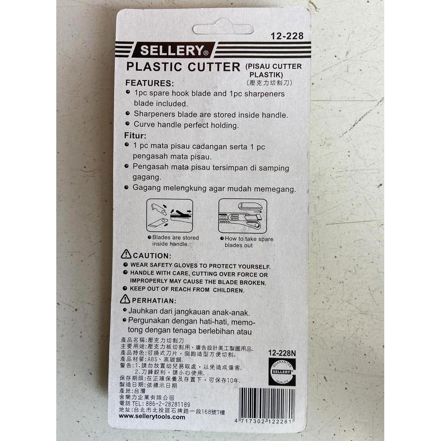 New Plastic Cutter / Pisau Potong Akrilik / Cutter Pisau Acrylic Sellery