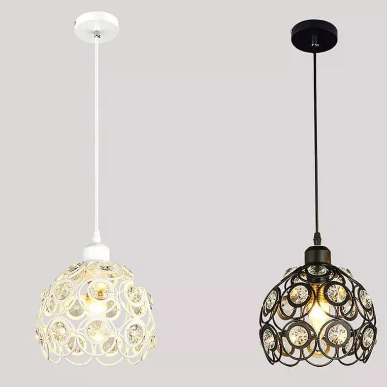 Bergaransi Lampu Gantung Hias Kristal Minimalis Elegan