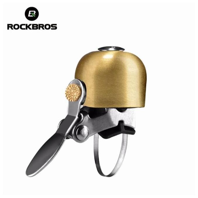 TERLARIS ROCKBROS BEL SEPEDA LIPAT BELL SEPEDA GUNUNG MTB STAINLESS STEEL
