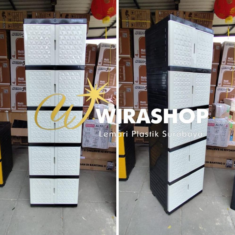 Berkualitas Lemari Pakaian Plastik Mini Tabitha Small Series New Diamond Gemini Gantung Serbaguna Ku
