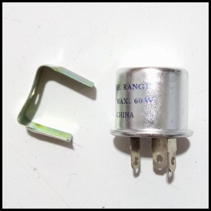 BEST DEAL FLASHER MOBIL 12V 60W KAKI TIGA 