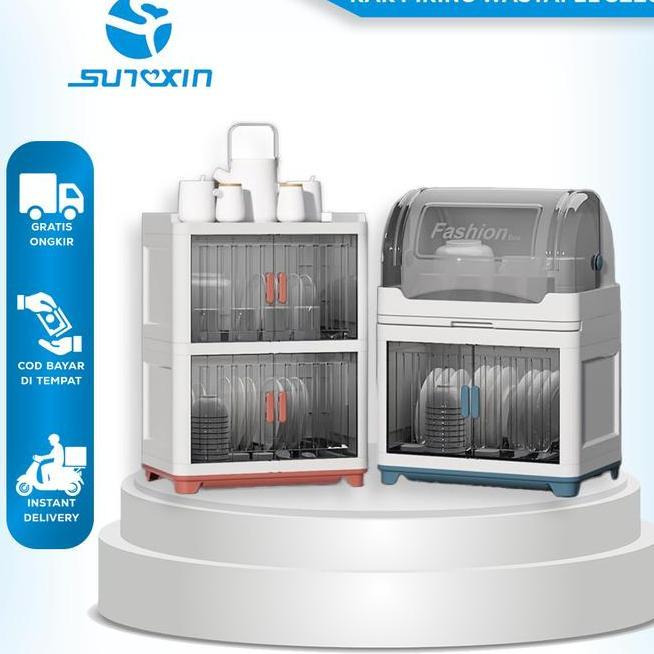 Sunxin Rak Piring Wastafel S2201 Rak Cangkir Rak Piring Plastik Rak Cangkir Gantung