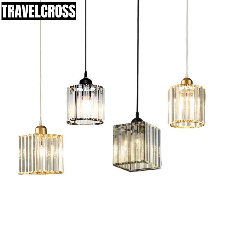 Limited Travelcross Lampu Plafon Gantung Kristal Minimalis Lampu Gantung Lampu Plafon Gantung Krista