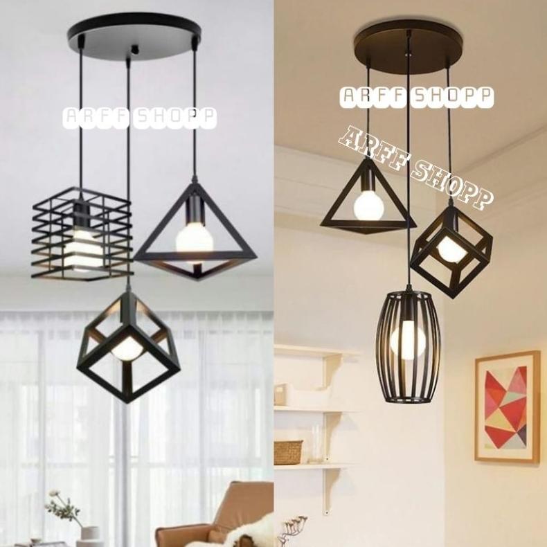 Unik Lampu Gantung Lampu Diamon Minimalis #Kombinasi#