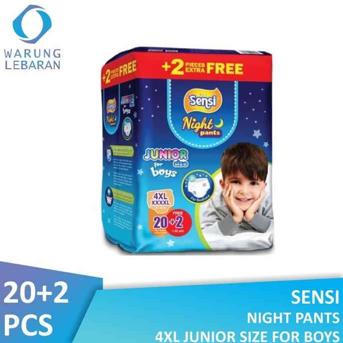NEW SENSI NIGHT PANTS BOYS 4XL (20+2) ORI